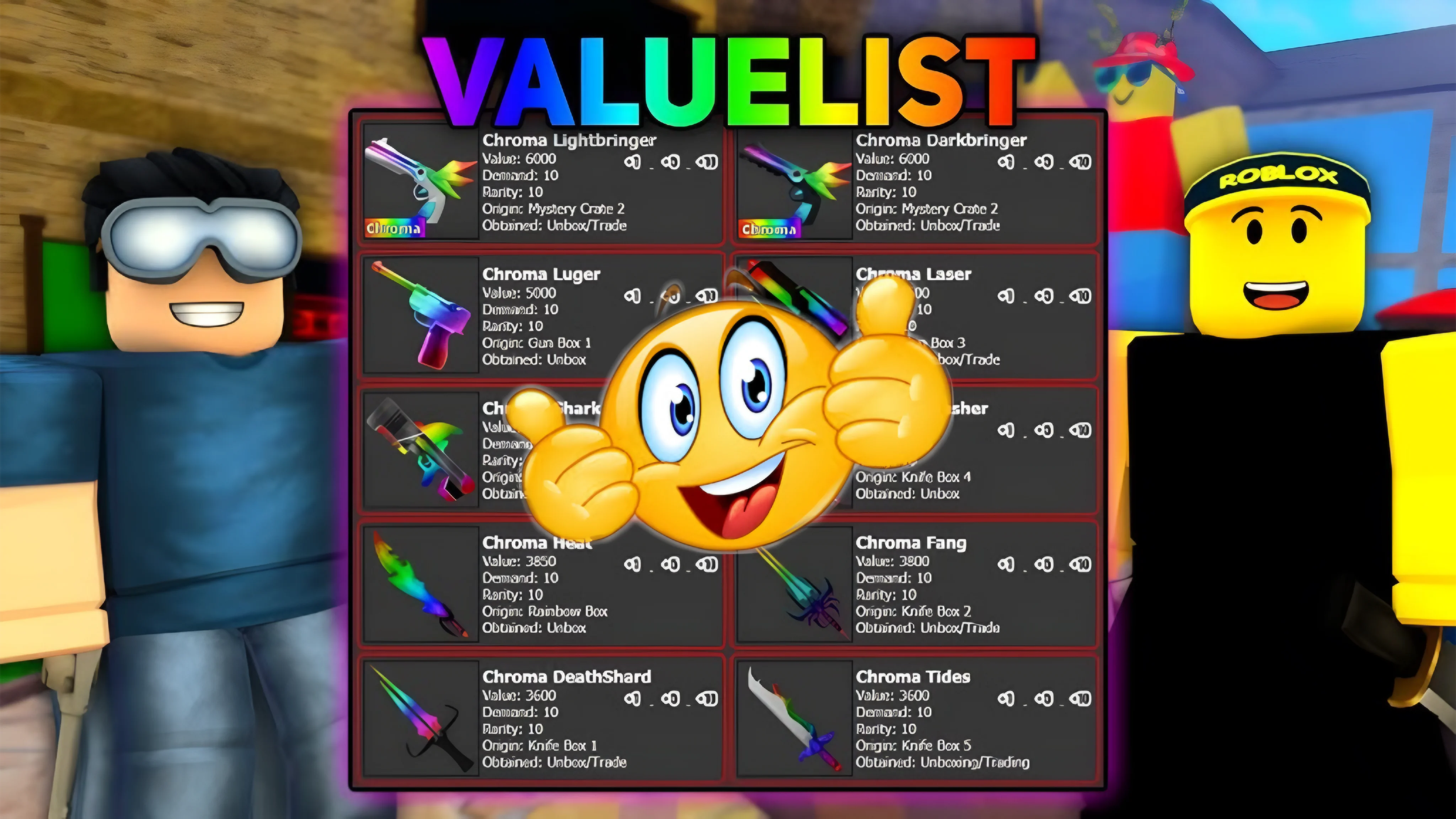 Murder Mystery 2 Value List (June 2026) – Godly Weapons, Ancient Items & Trading Values